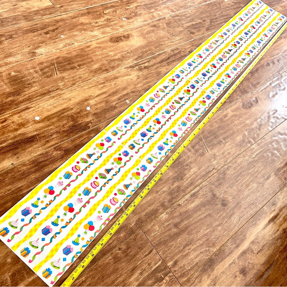 4 giant sheets Sandylion stickers vintage birthday borders y2k rare collectible